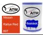 Preview: Nissan, Rallye Red, 807: 500ml Lackdose, von ATW Autoteile West.